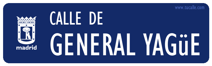 cartel_de_calle-de-General Yagüe_en_madrid